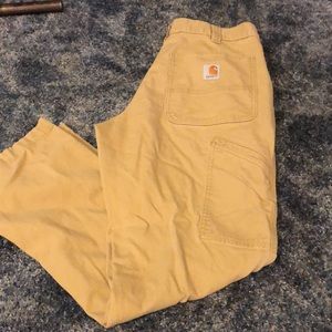 Carhartt relaxed fit EUC 32x30 tan works pants